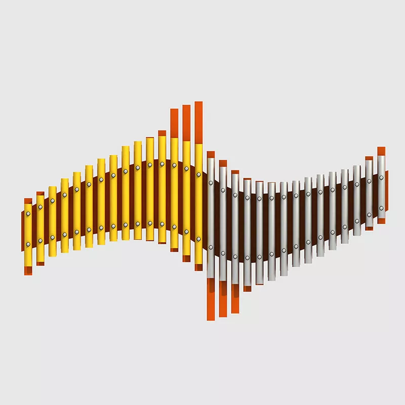 Glazbeni instrumenti za igralište od aluminijske legure