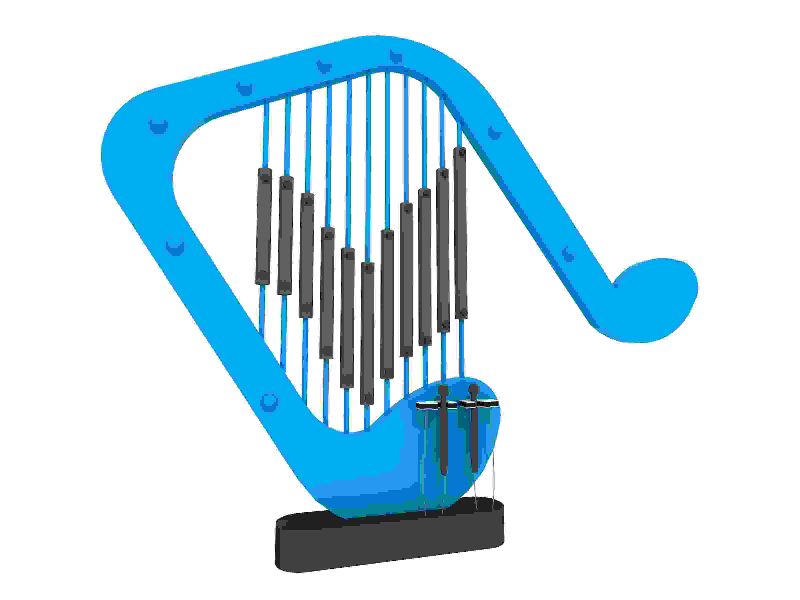 Blues harfa